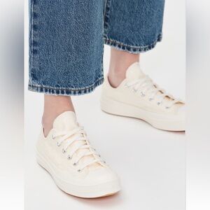 Cream Converse Sneakers